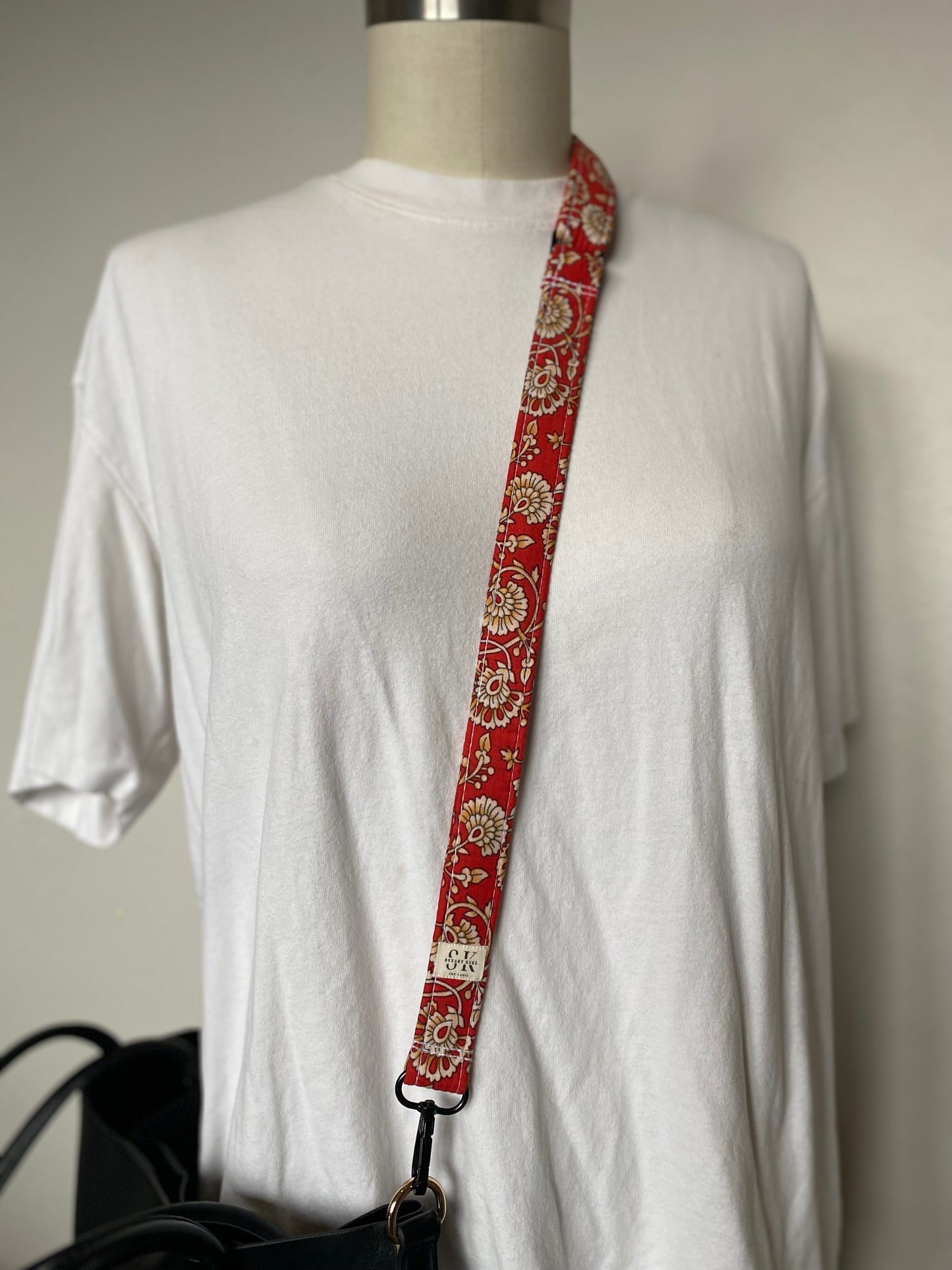 Red Lola Adjustable Bag Strap