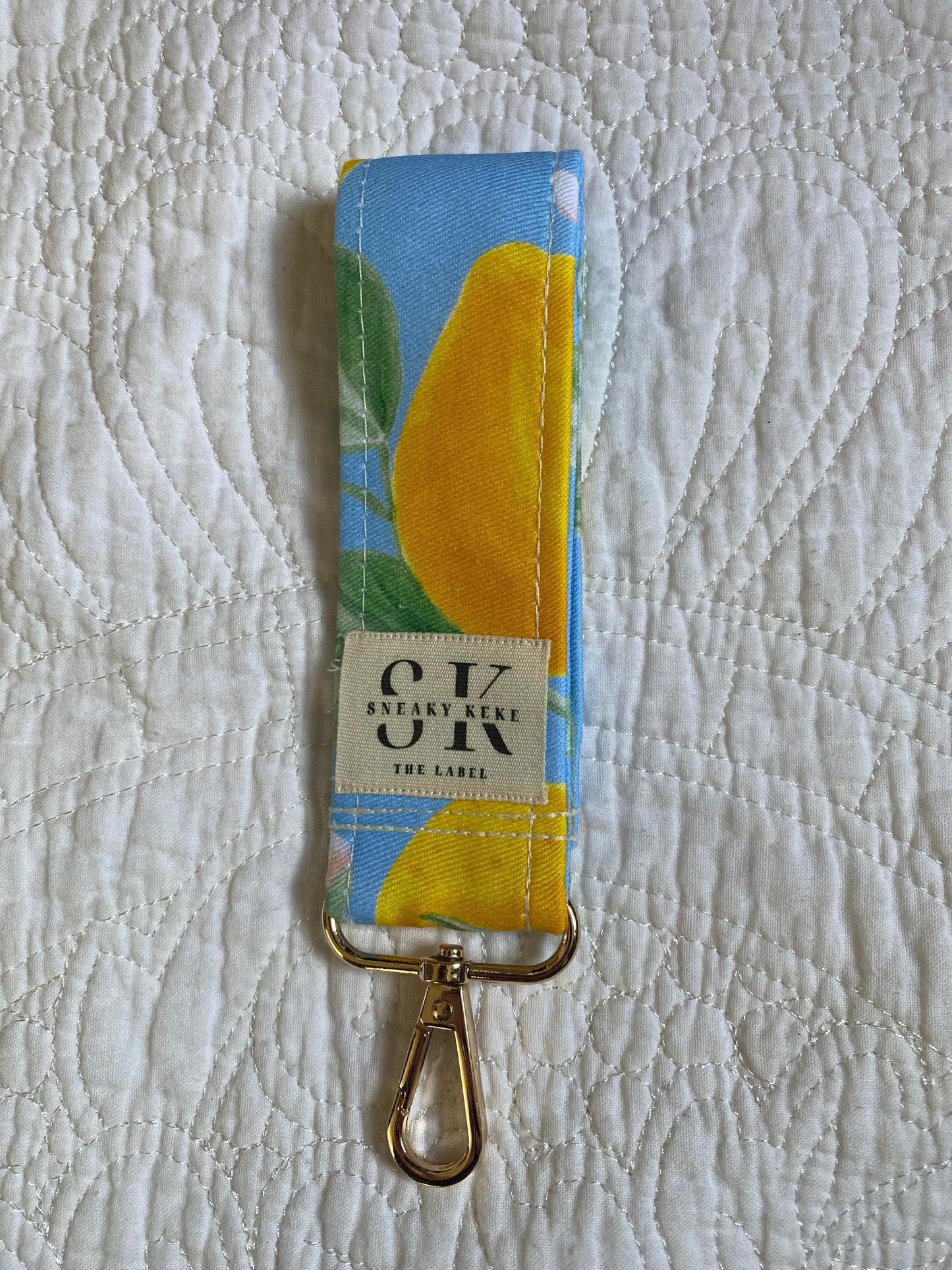 Summer Lemons Keychain