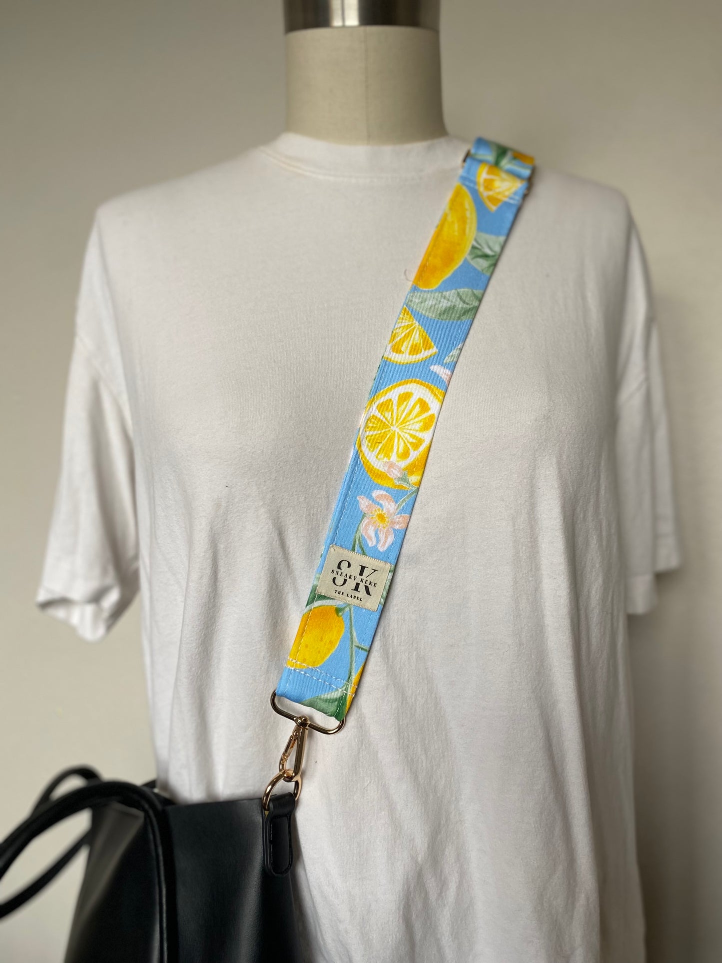 Summer Lemons Adjustable Bag Strap