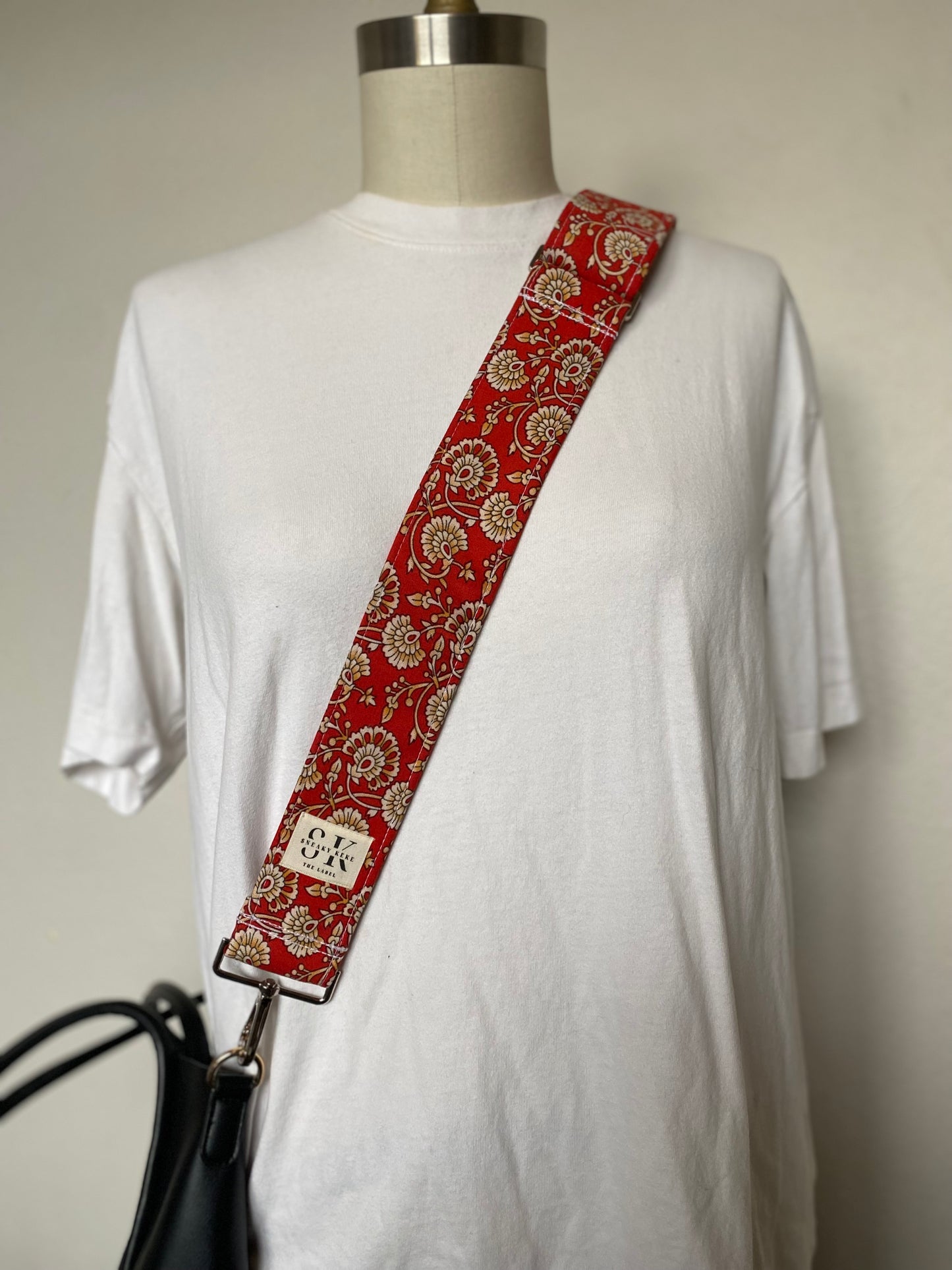 Red Lola Adjustable Bag Strap