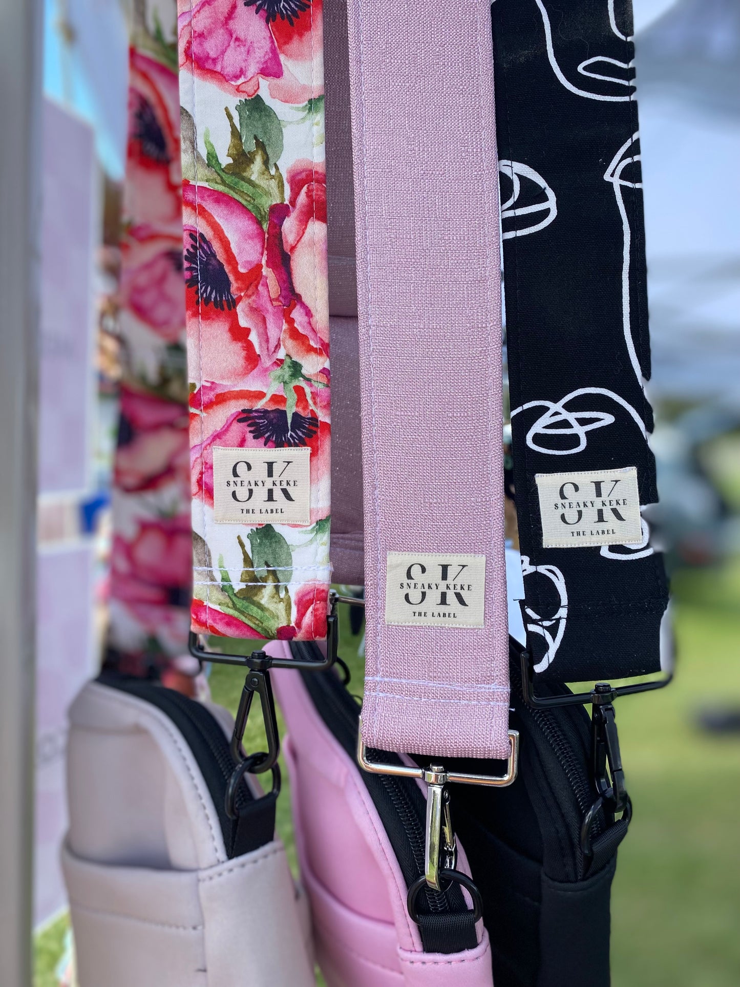 Pink Sparkles Adjustable Bag Strap